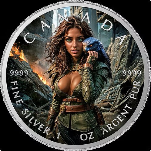 Surviving Partner - 1oz .9999 silver coin - 5$ Canada 2025