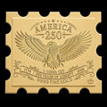 America's 250th Anniversary Gold Stamp (Limited Edition) 1/100 oz .9999 Fine Gold Bar