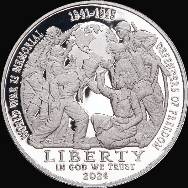 2024 P Greatest Generation Silver Proof Commemorative $1 Dollar