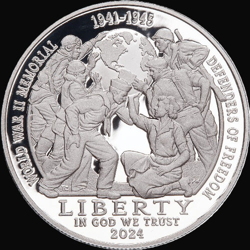 2024 P Greatest Generation Silver Proof Commemorative $1 Dollar