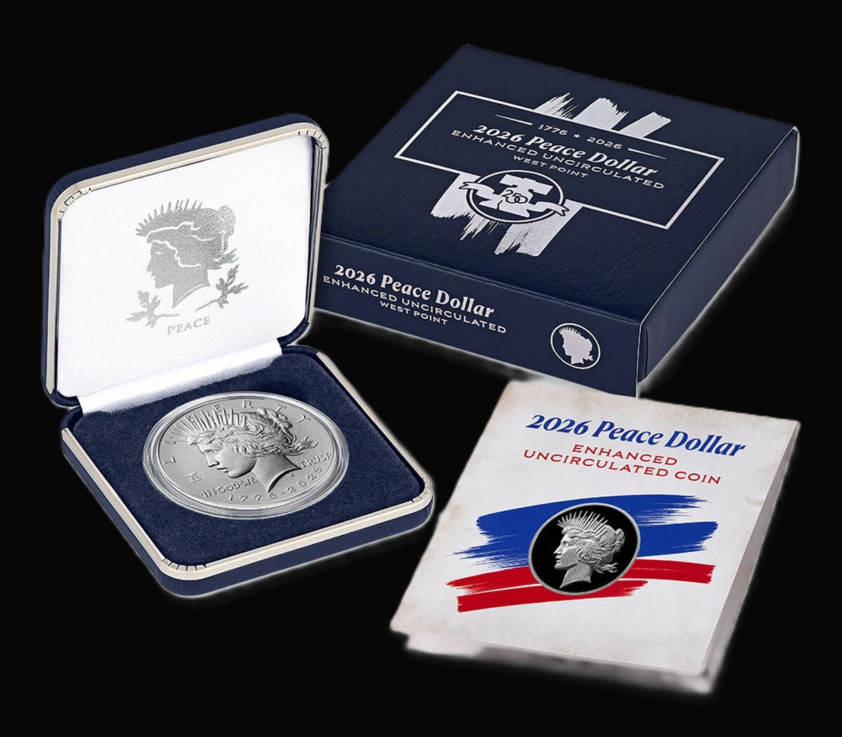 2026 W Peace Silver Dollar Enhanced Uncirculated Coin